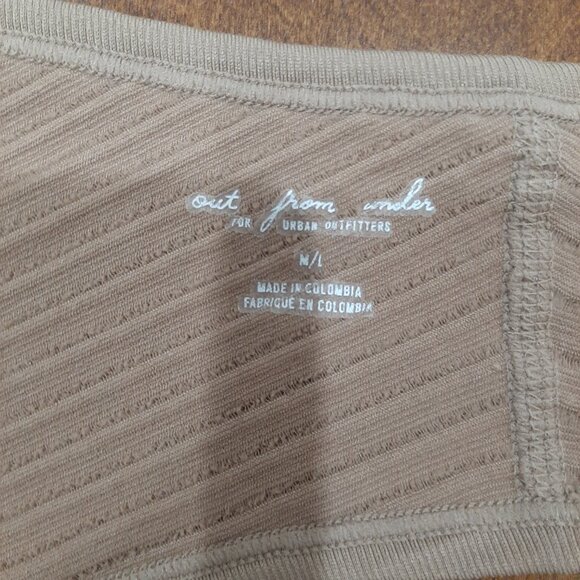 Balletcore Out From Under Urban Outfitters ribbed cut out back crop top - Picture 6 of 9